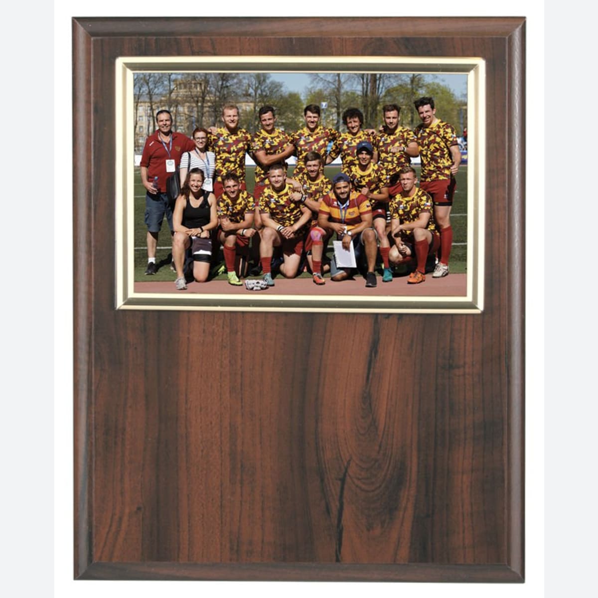Cherry Finish Slide-in Plaque with Frame