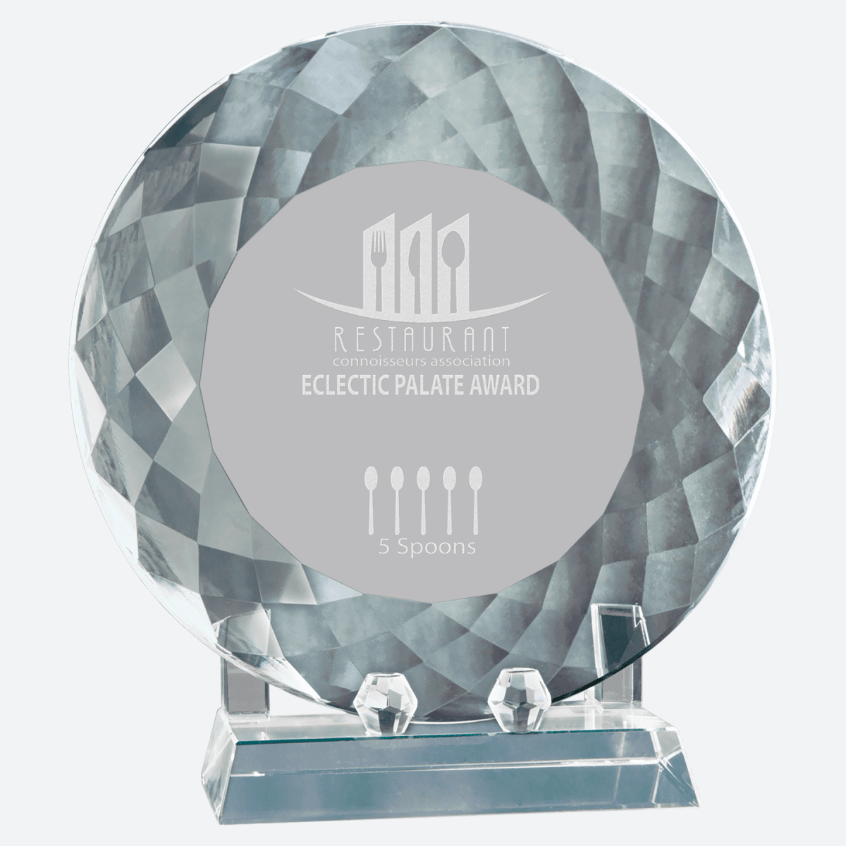 Crystal Plate with Base