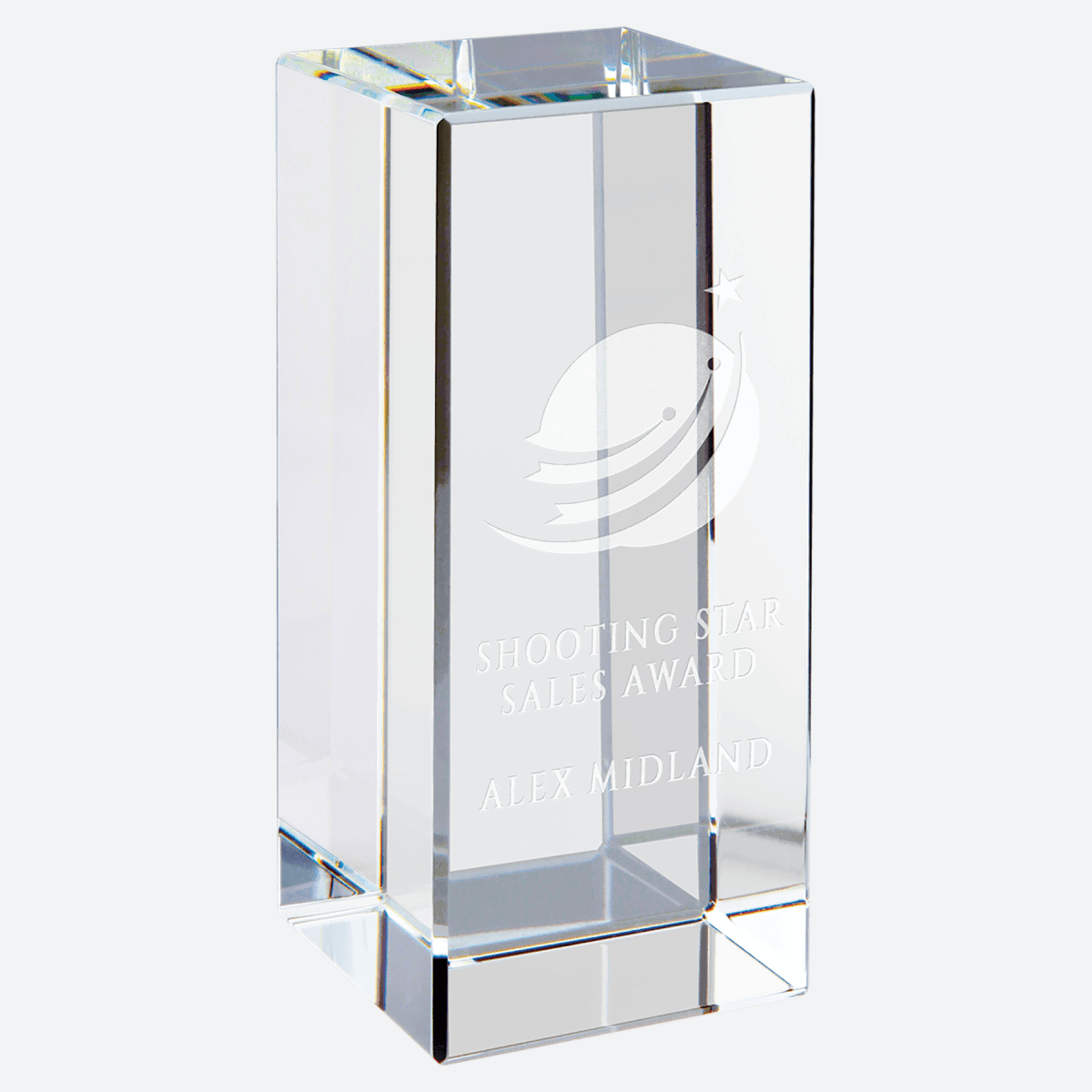 Clear Crystal Block