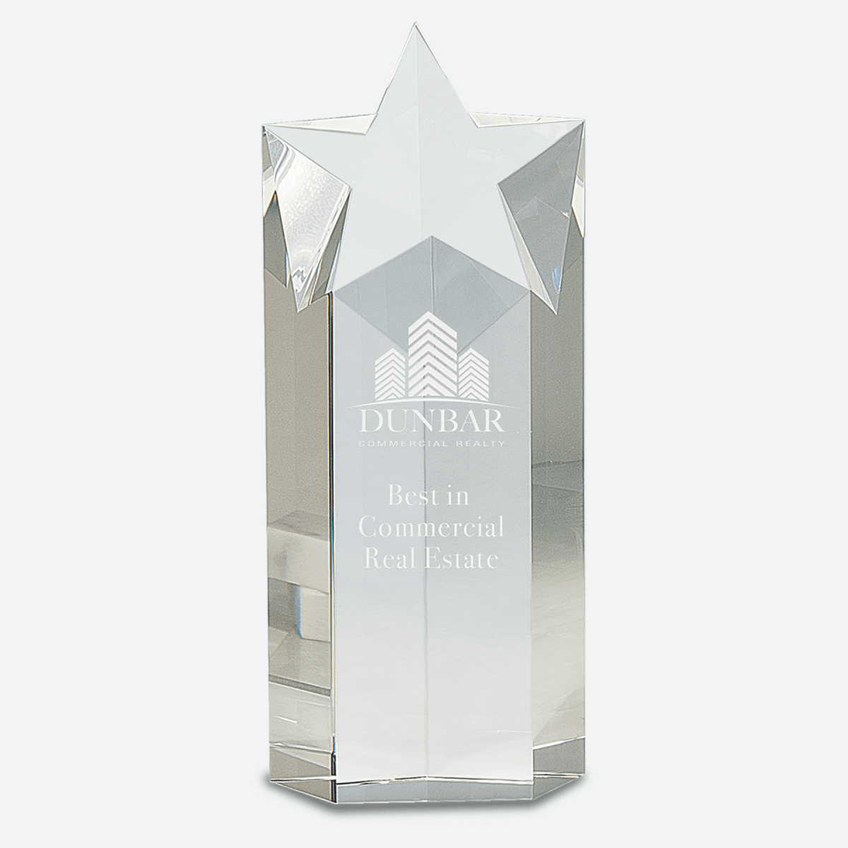 Clear Crystal Star Column