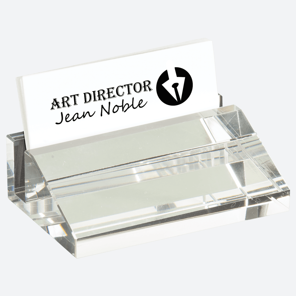 Crystal Business Card Holder