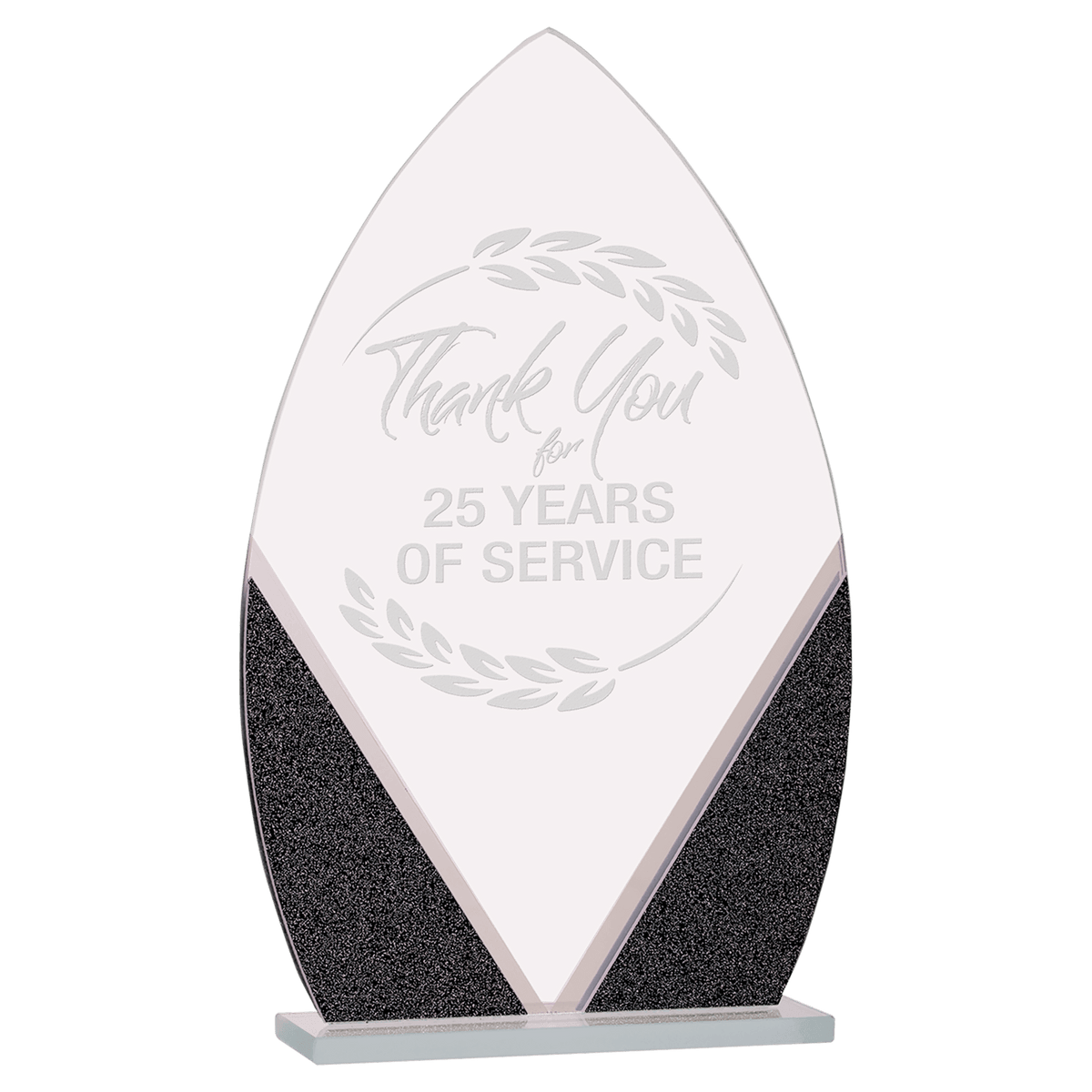 Oval Designer Glass Award