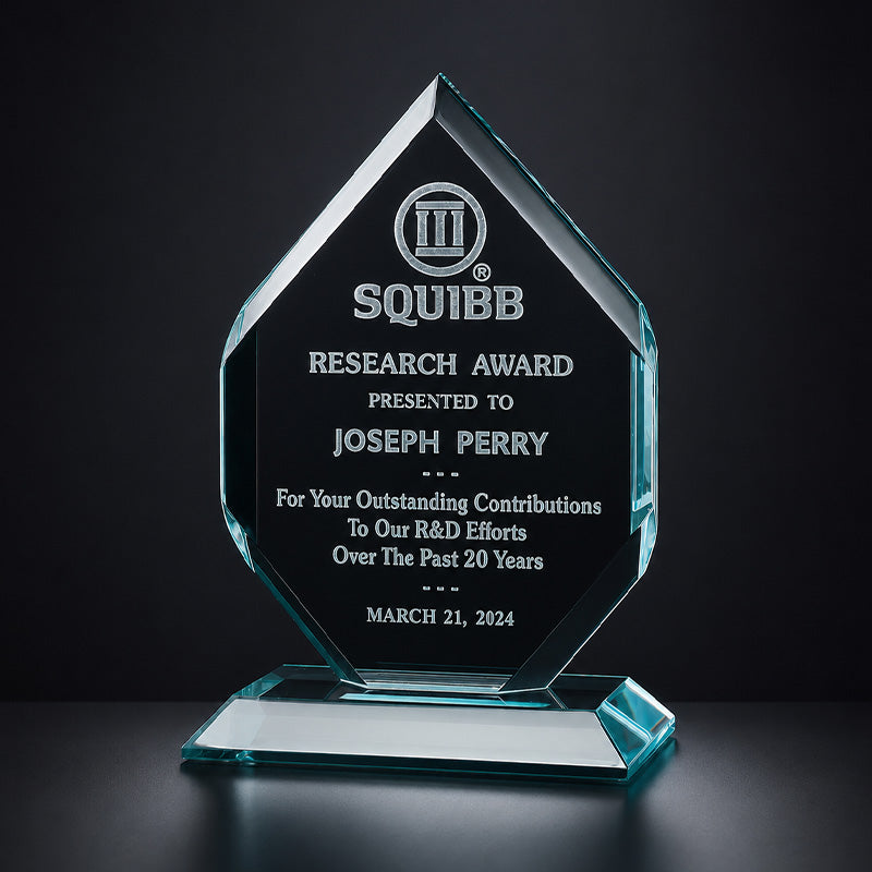 Flame Series Jade Acrylic Award