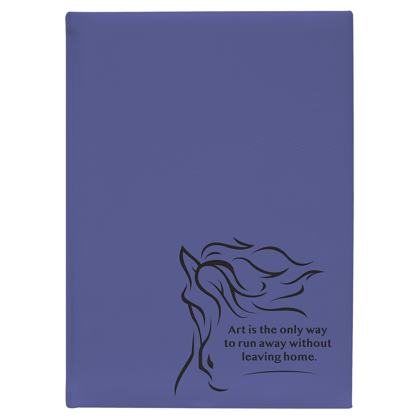 Leatherette Sketch Book Unlined Notepad