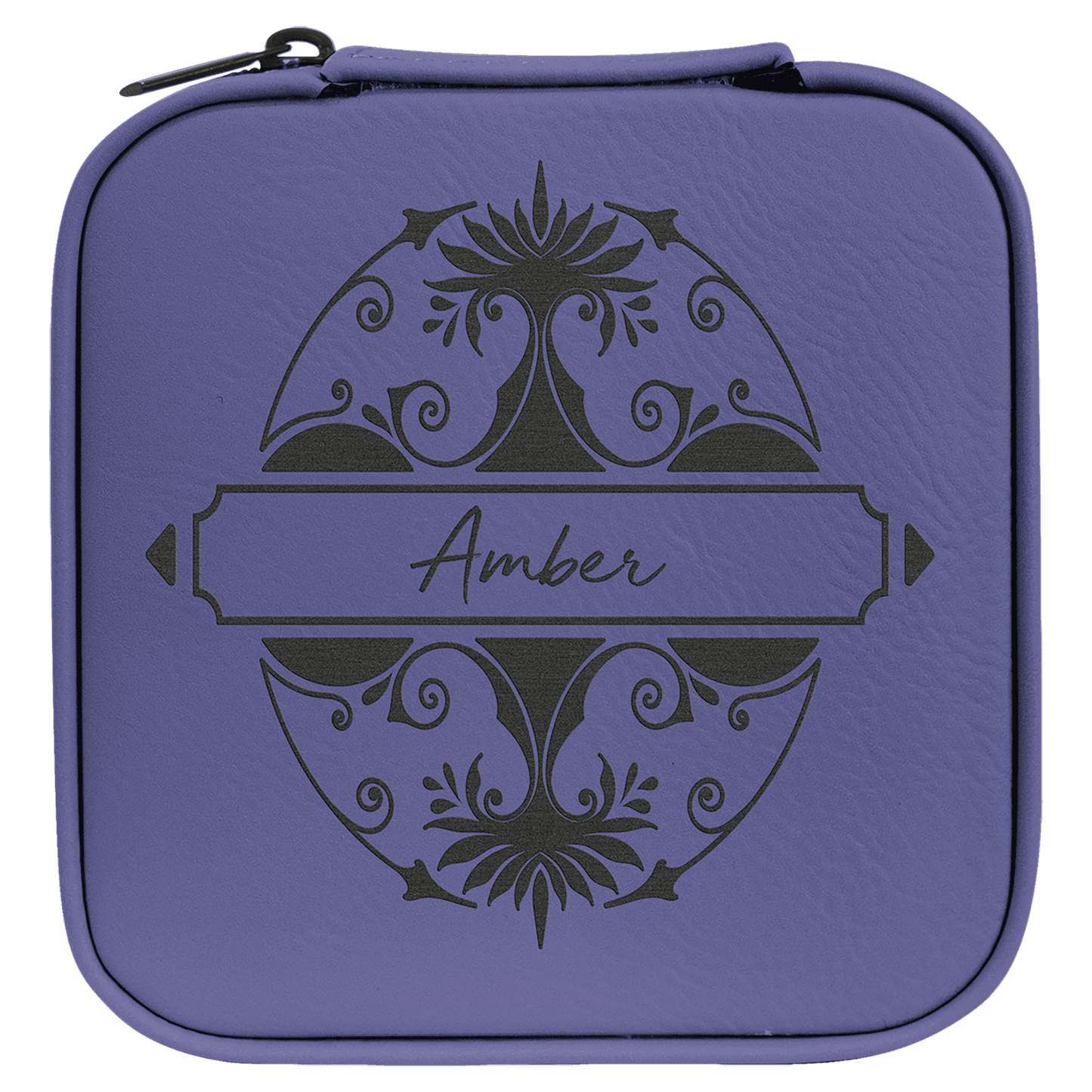 Leatherette Travel Jewelry Box with Lining