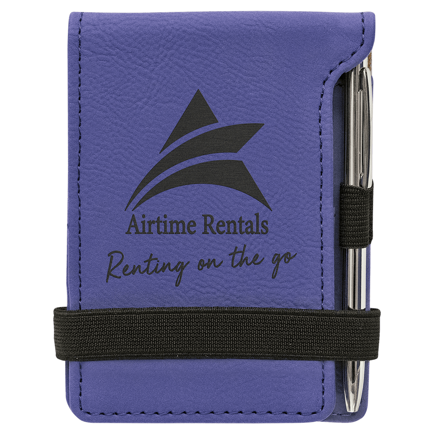Leatherette Mini Notepad with Pen