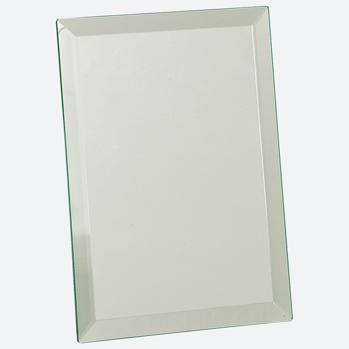 Clear Mirror Glass Plaque