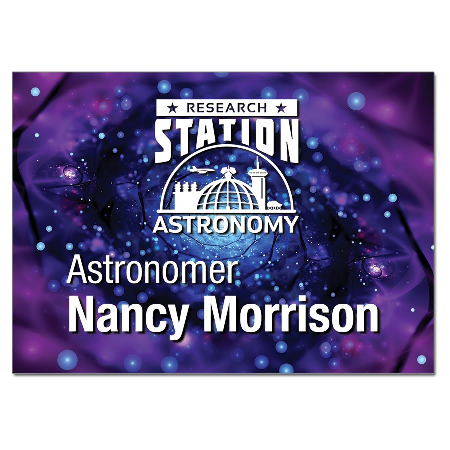 3.5" x 2.5" Full Color Aluminum Name Badge