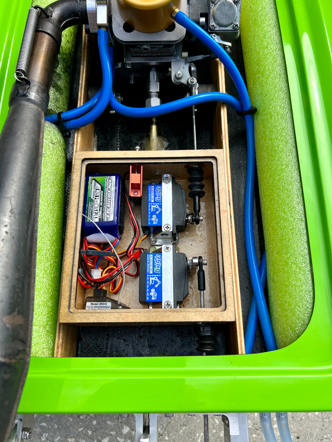 RC Boat Radio Boxes