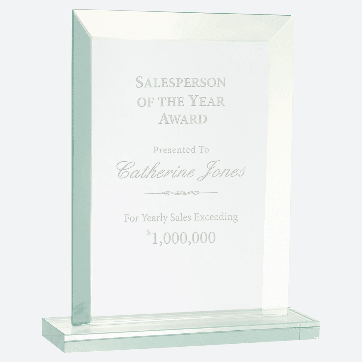 Rectangle Jade Glass Award
