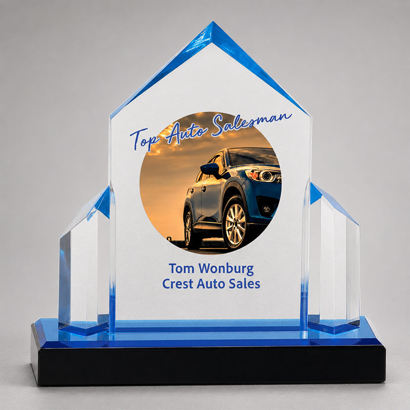 Jewel Post Impress Acrylic Award