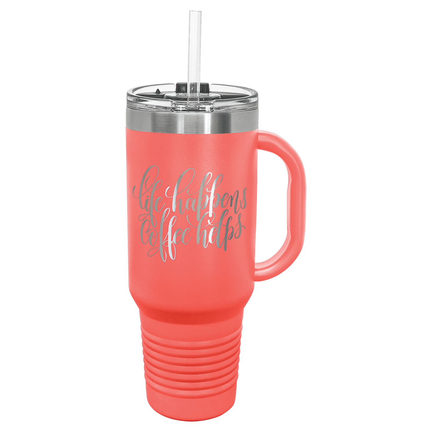 Polar Camel Travel Mug with Snap Lid and Straw