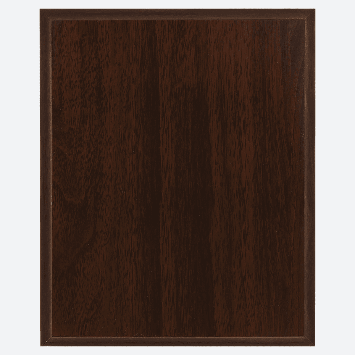 Mahogany Finish Plaque
