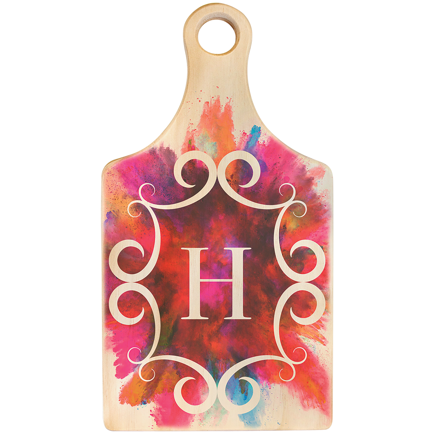 Paddle Shaped Wood Cutting Board