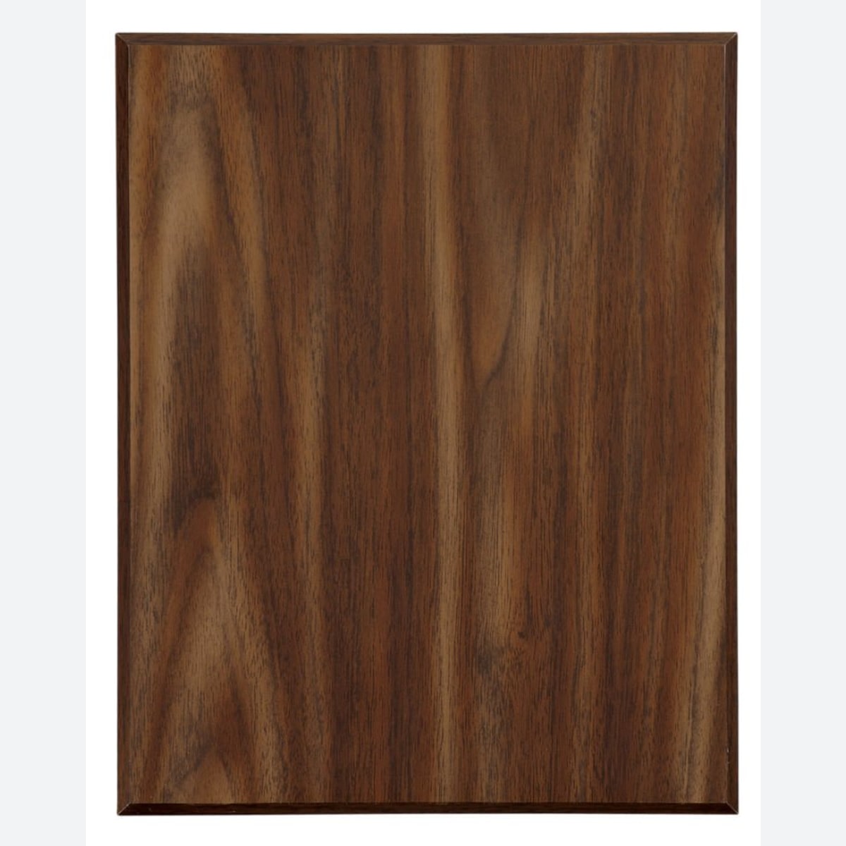 Value 45 Degree Bevel Edge Walnut Finish Plaque
