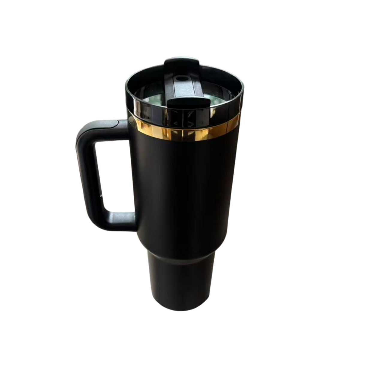 40 oz Gold Mirror-Plated Tumbler with Handle