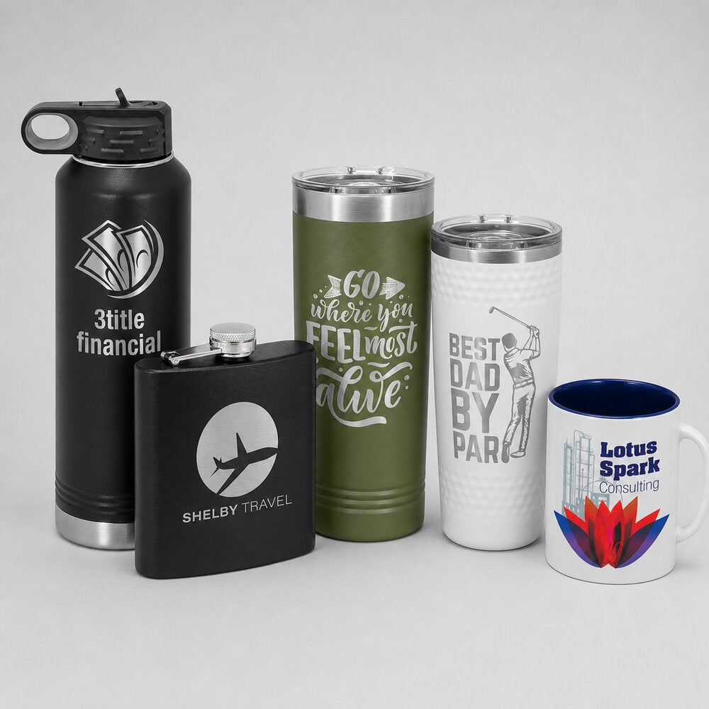 Drinkware personalized gift category