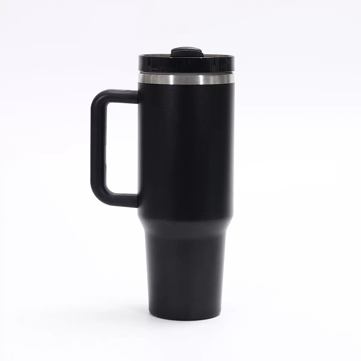 40 oz Powder-Coated Tumbler with Handle