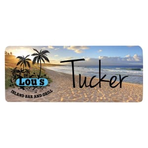 3" x 1.25" Full Color Aluminum Name Badge