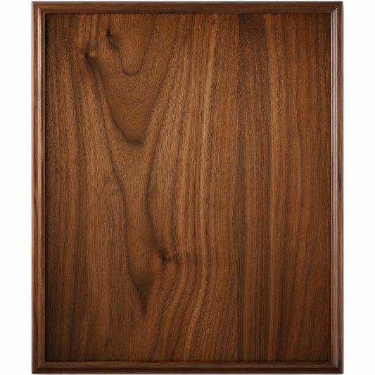 45 Degree Bevel Edge Genuine Walnut Plaque
