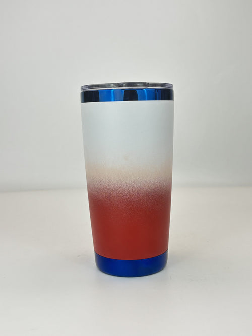 20 oz Blue Mirror-Plated Gradient Tumbler