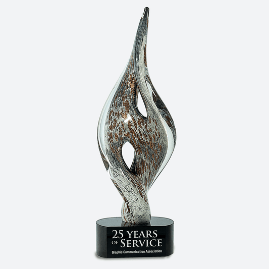 Spire Twist Art Glass