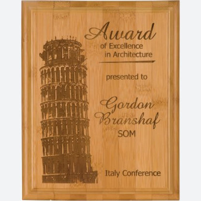 Bamboo Plaque