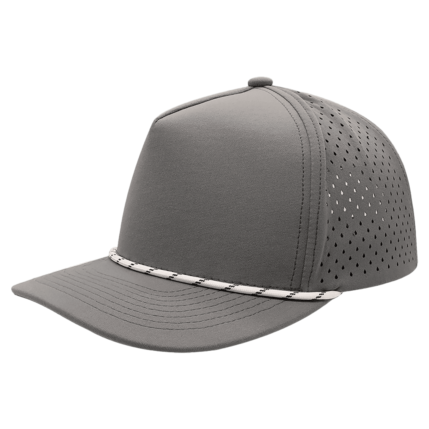 BrimCo 5-Panel Performance Hat with Rope