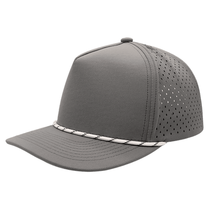 BrimCo 5-Panel Performance Hat with Rope