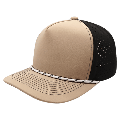 BrimCo 5-Panel Performance Hat with Rope