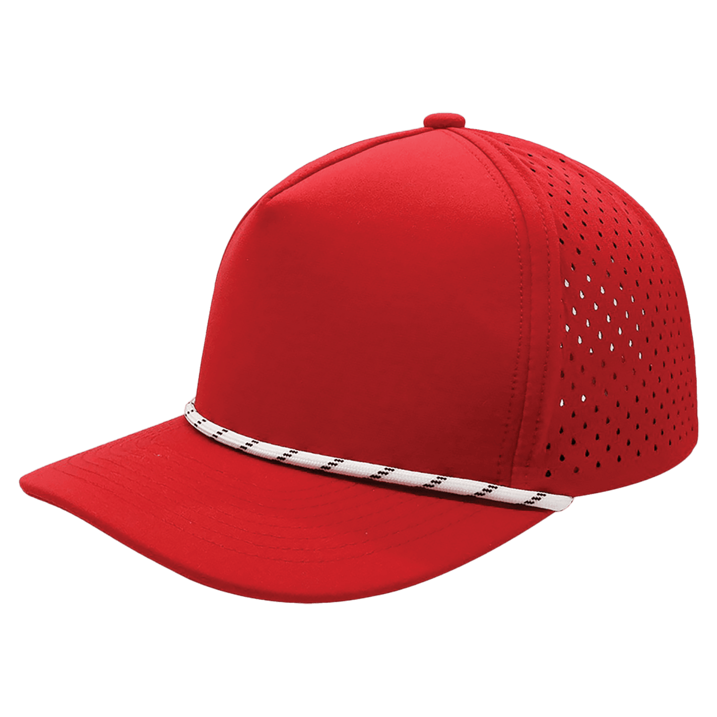BrimCo 5-Panel Performance Hat with Rope