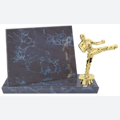 Black Marble Finish Standup Plaque