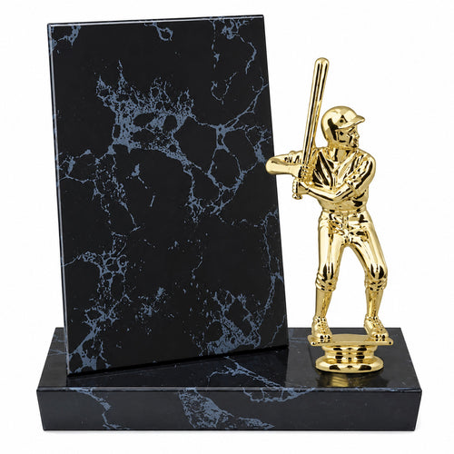 Black Marble Finish Standup Plaque