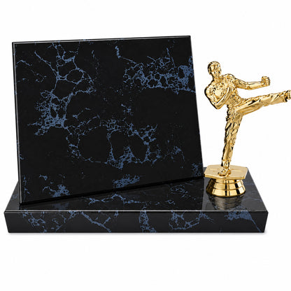 Black Marble Finish Standup Plaque