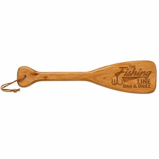 Boat Paddle with Leather String