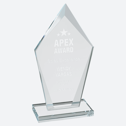 Diamond Clear Glass Award