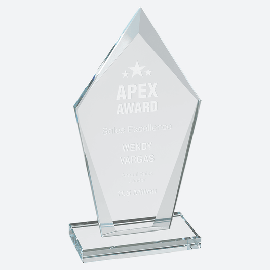 Diamond Clear Glass Award