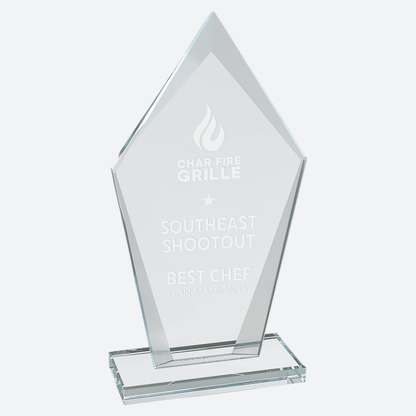 Diamond Clear Glass Award