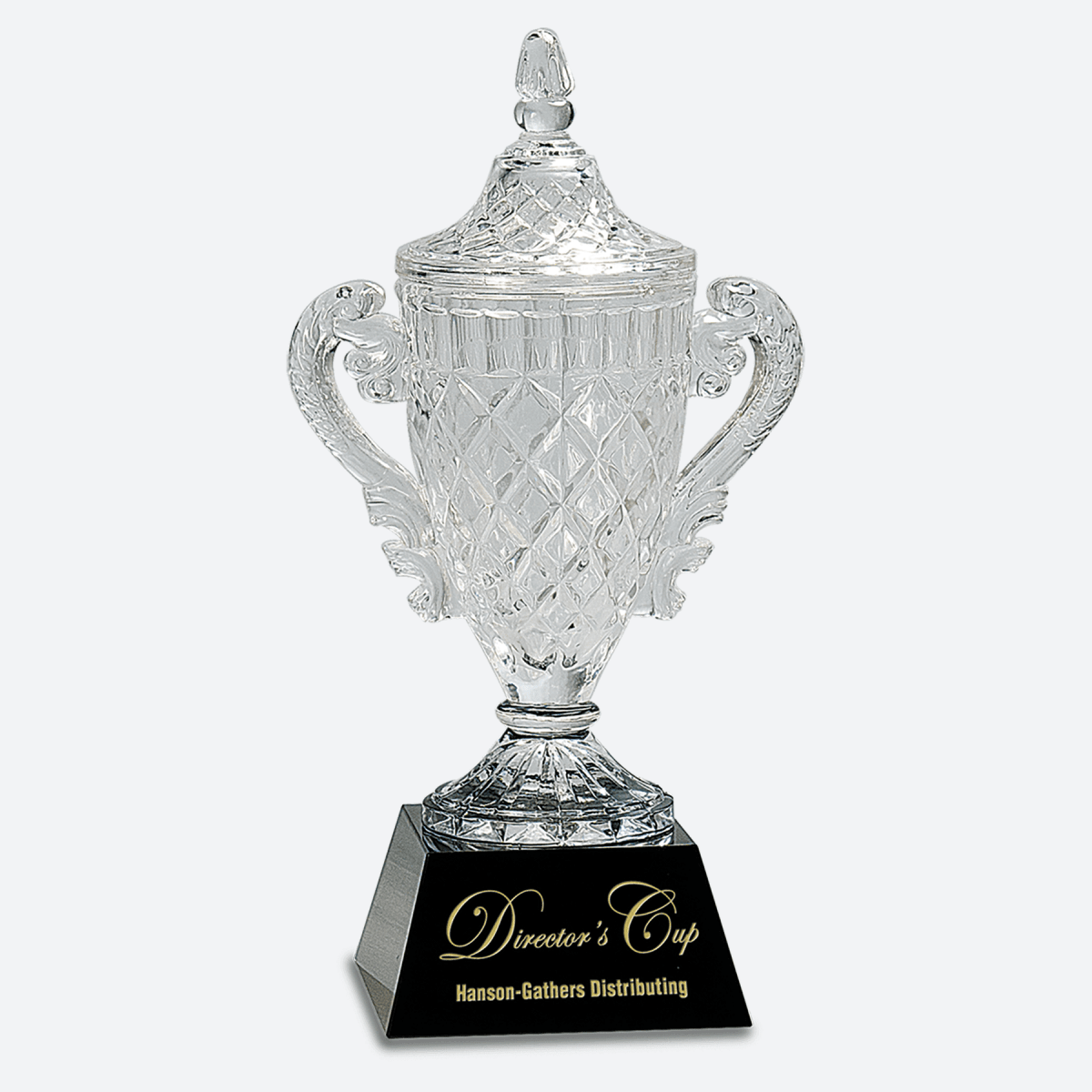 Crystal Cup on Black Pedestal Base