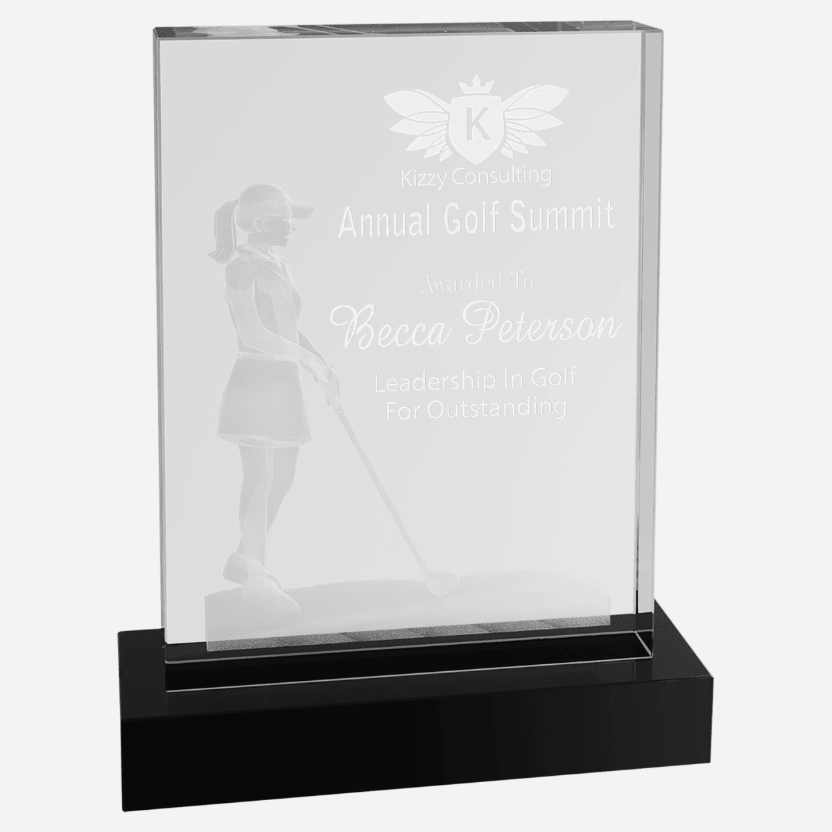 Crystal 3D Female Golf
