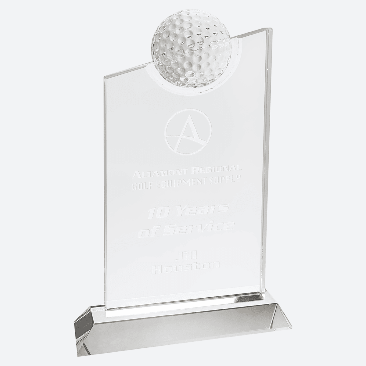 Crystal Slant Golf Tablet