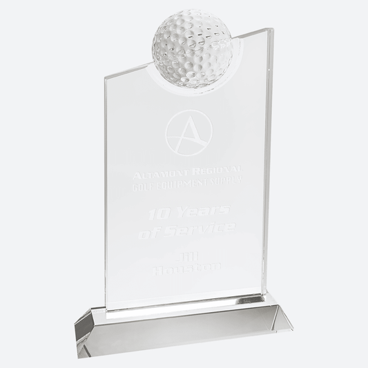 Crystal Slant Golf Tablet