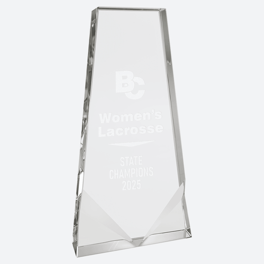 Crystal Wedge with Two Front Bevels
