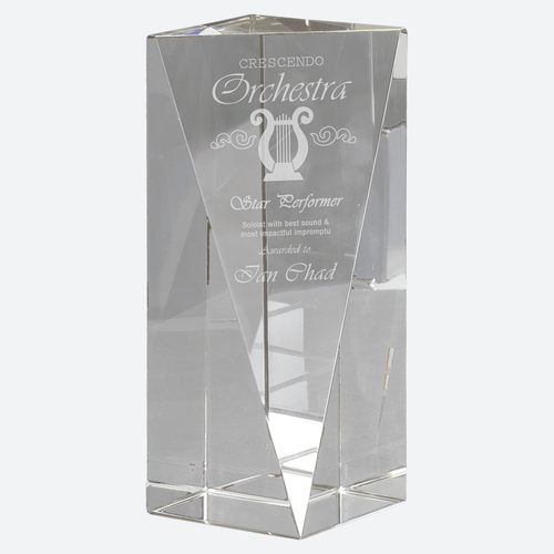 Crystal Triangle Front Pillar