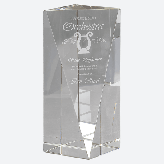 Crystal Triangle Front Pillar