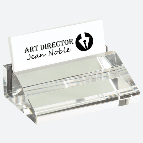Crystal Business Card Holder