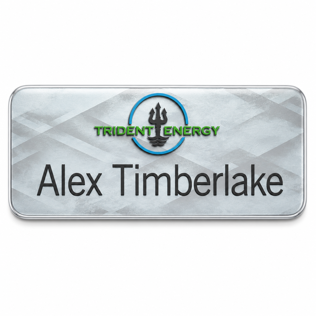 Name Badge - Aluminum Full Color