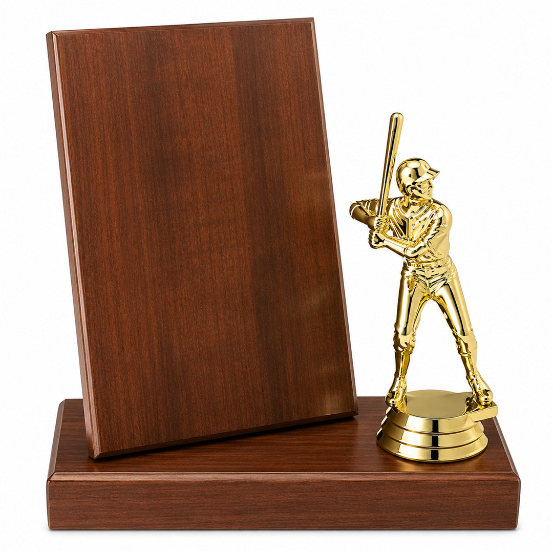 Cherry Finish Standup Plaque