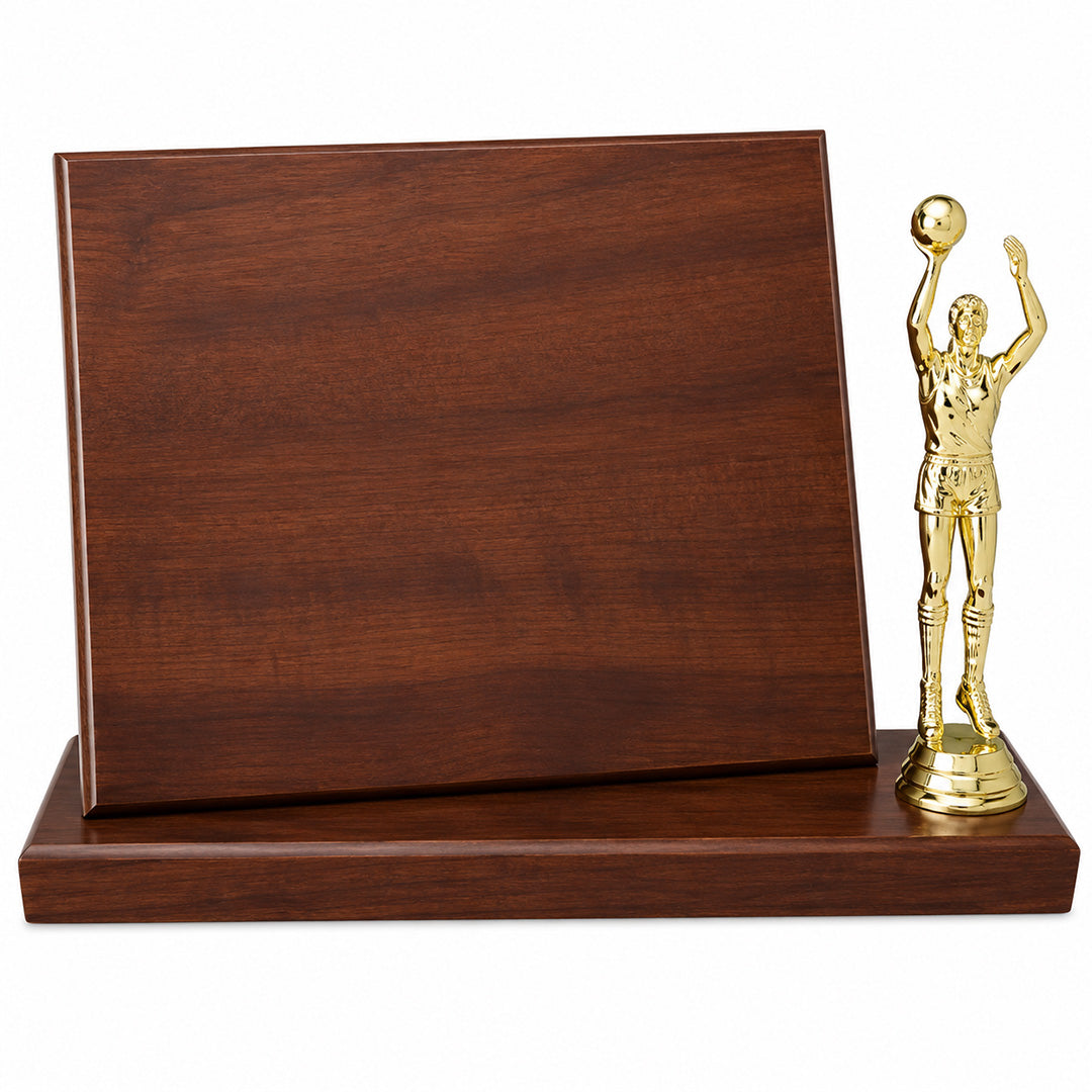 Cherry Finish Standup Plaque