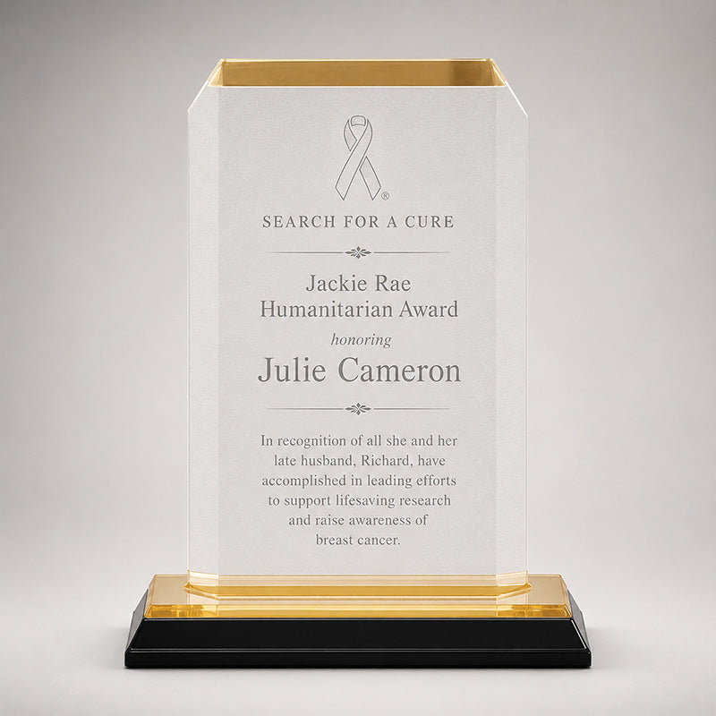Corner Trim Acrylic Award